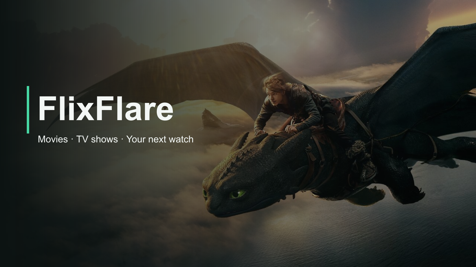 FlixFlare movies and TV, featuring How to Train Your Dragon